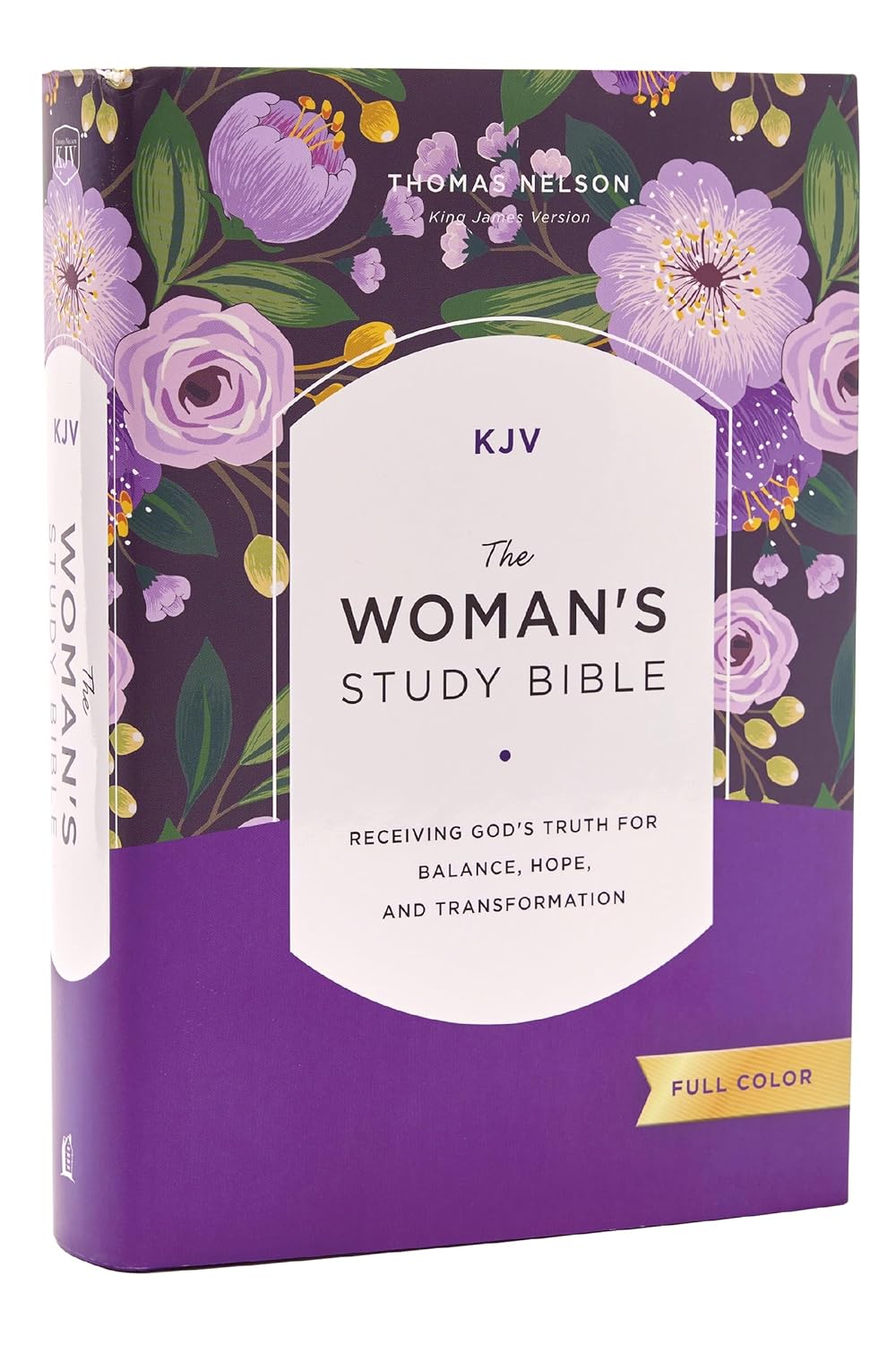 King James Version, Woman Study Bible, Purple Hardcover