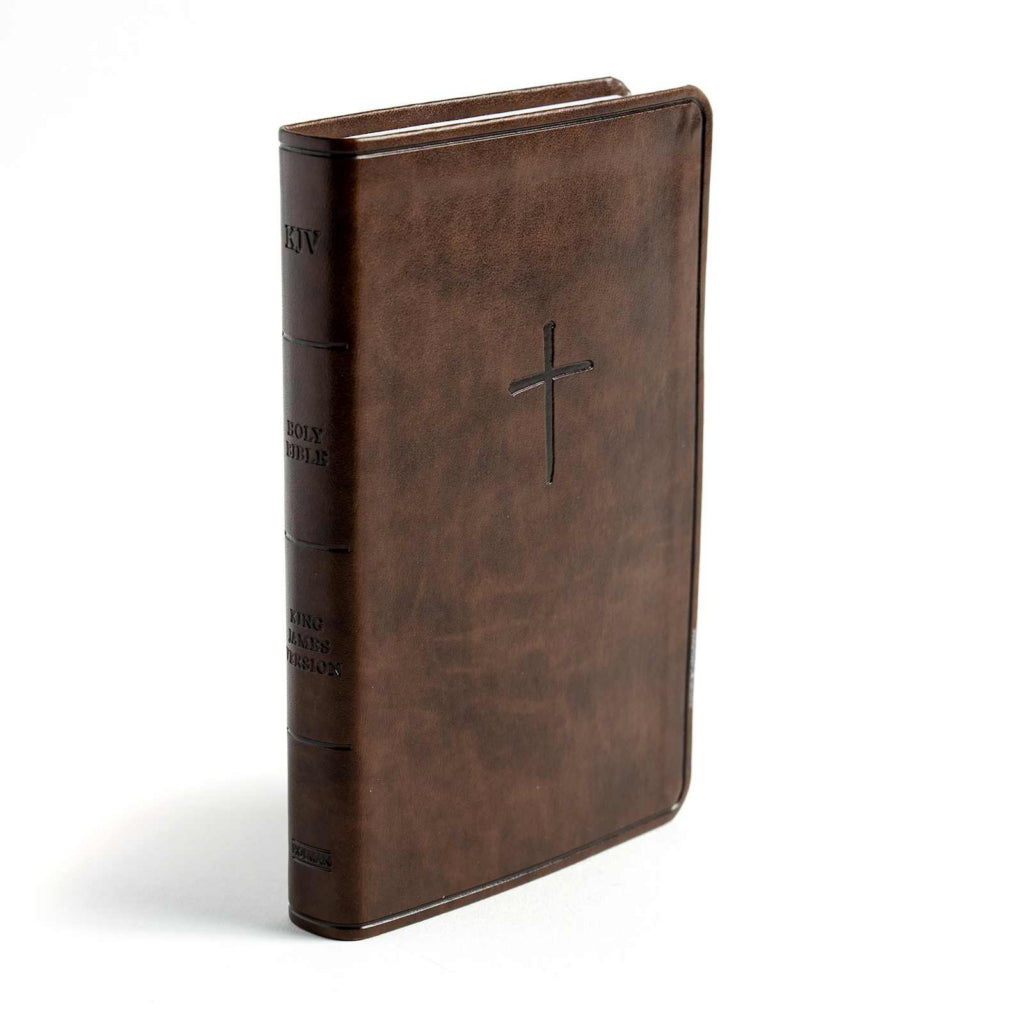 KJV Compact Bible, Value Edition, Brown LeatherTouch