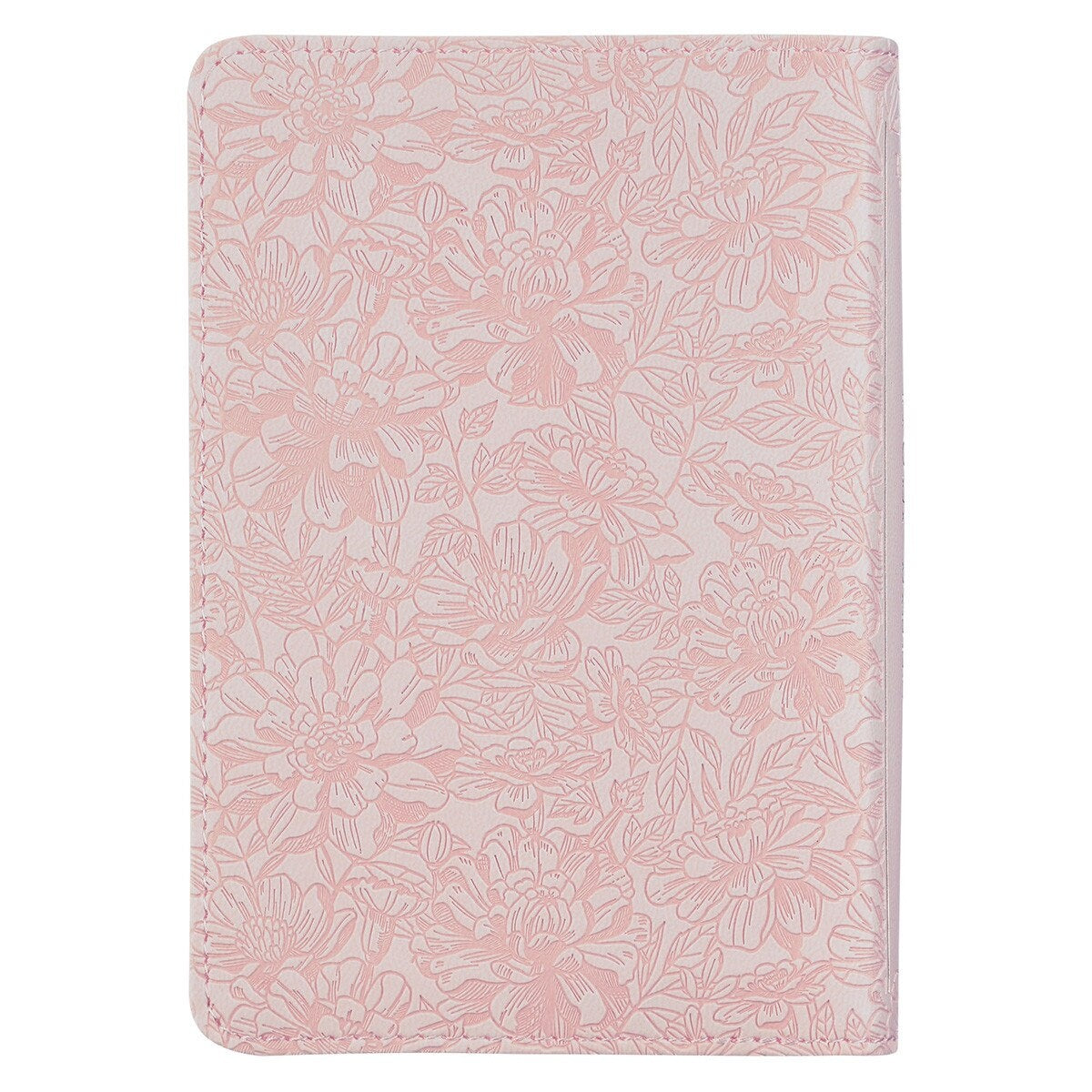 King James Version, Blush Rose Faux Leather Floral Pocket Bible