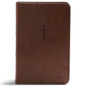 KJV Compact Bible, Value Edition, Brown LeatherTouch
