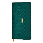 KJV, Dark Teal Floral, Wallet Size Bible