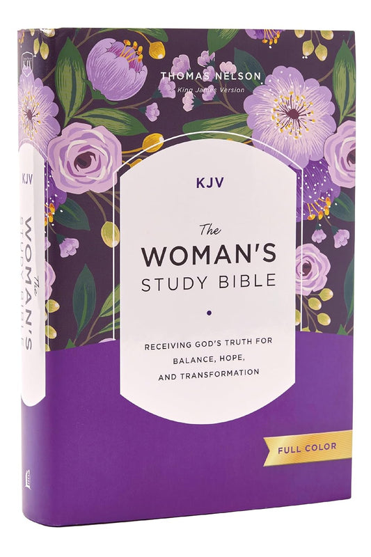 King James Version, Woman Study Bible, Purple Hardcover