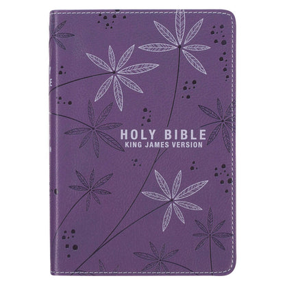 King James Version, Purple Faux Leather Compact Bible