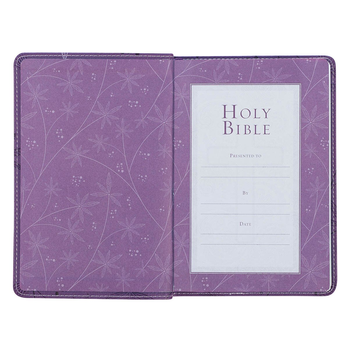 King James Version, Purple Faux Leather Compact Bible