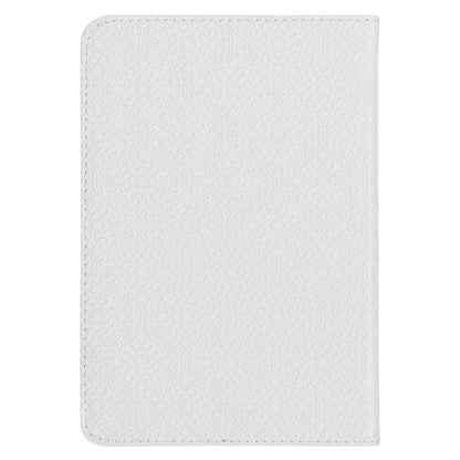 King James Version, White Faux Leather Compact Bible