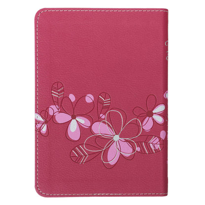 King James Version, Pink Faux Leather Compact Bible
