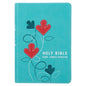 King James Version, Turquoise Faux Leather Compact Bible