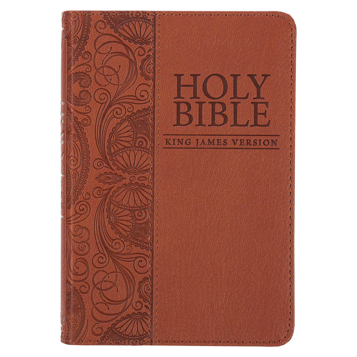 King James Version, Toffee Brown Faux Leather Pocket Bible