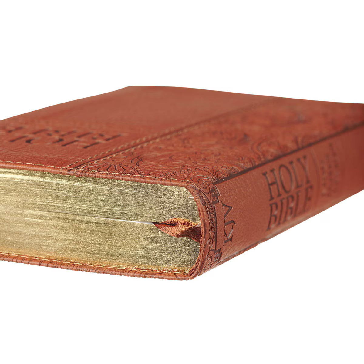 King James Version, Toffee Brown Faux Leather Pocket Bible