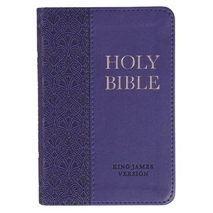 King James Version, Purple Faux Leather Pocket Bible