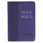 King James Version, Purple Faux Leather Pocket Bible