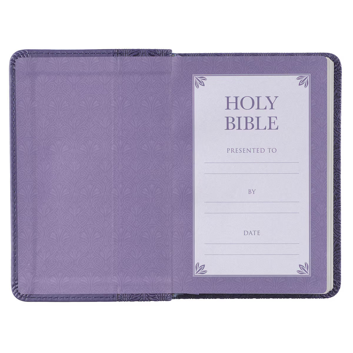 King James Version, Purple Faux Leather Pocket Bible