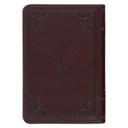 King James Version, Burgundy Faux Leather Pocket Bible